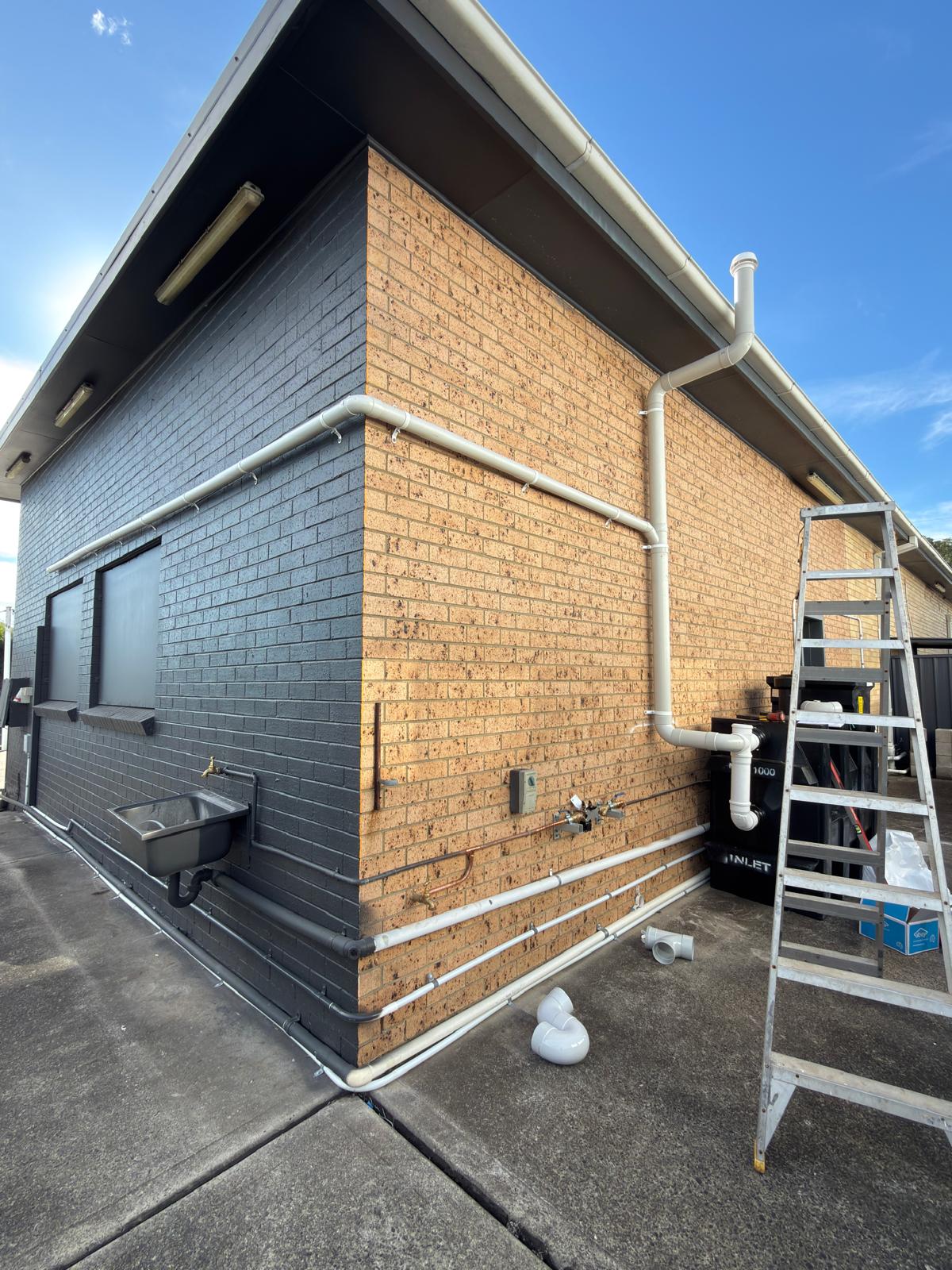 Commercial grease arrestor — install in progress — Albion Park | Shellharbour Plumbing