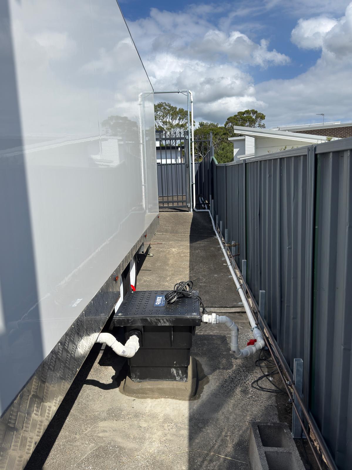 Food truck bay — pump well & waste tie-in — Albion Park | Shellharbour Plumbing