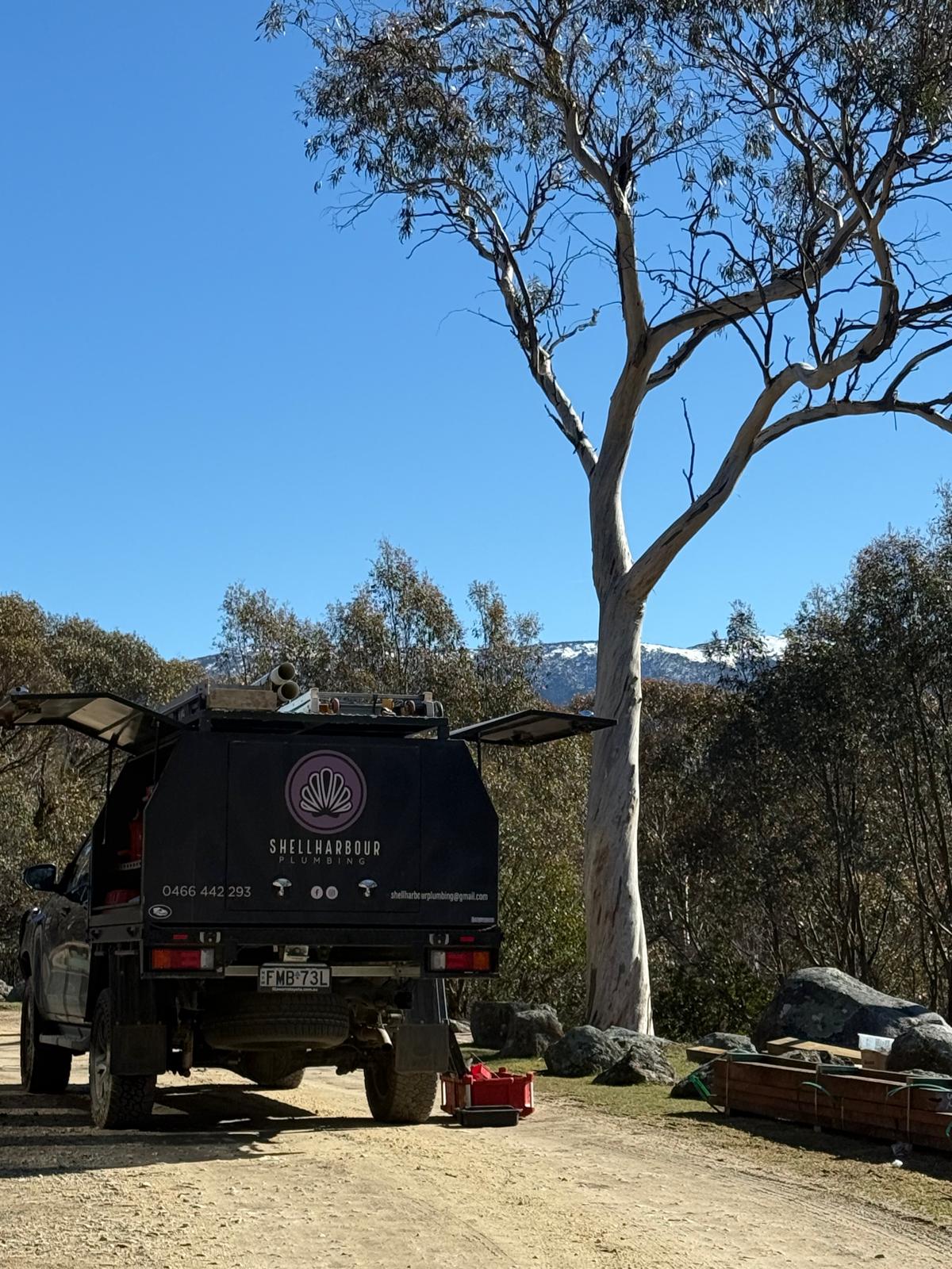 On the road — Snowy Mountains job — Jindabyne | Shellharbour Plumbing